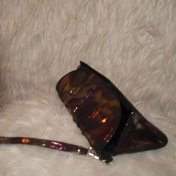 WALLET Multi color metallic Sparkle BY APT 9 USED AS PROP PHOTO SHOOT - Picture 2 of 6